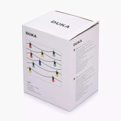 Декоративная гирлянда Duka LJUS 10 LED 7,7 м Разноцветный - 5 Декоративная гирлянда Duka LJUS 10 LED 7,7 м Разноцветный 2221488 фото - 5