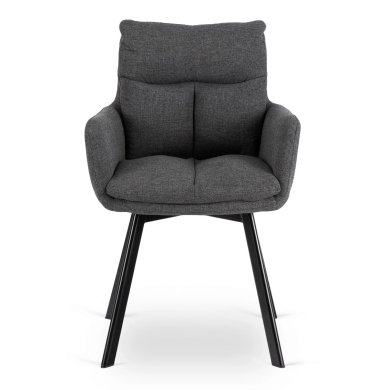 Обідній стілець поворотний Mebel Elit CORTADO Темно-сірий ME.CORTADO/CZ/CZ/T/K фото - 2