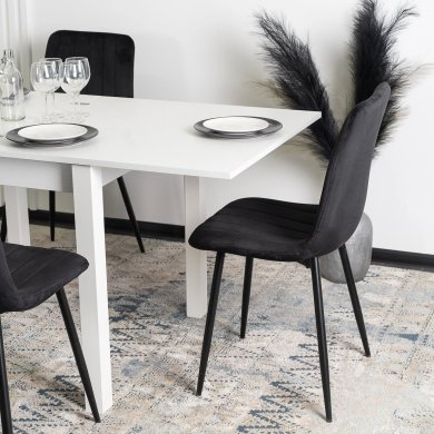 Раскладной обеденный стол Mebel Elit MAX Белый B.MAX/B/B/S фото - 12