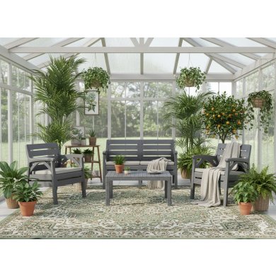 Комплект садовой мебели Garden Line SANTANA Антрацит KAS0868/3 фото - 5