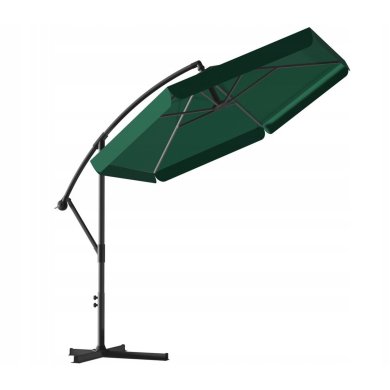 Садова парасоля з чохлом Garden Line BANANA 300 см Зелений GAO2859 фото - 3