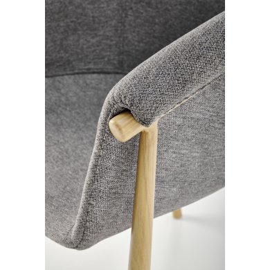 Обідній стілець Halmar K489 Попелястий V-CH-K/489-KR-POPIELATY фото - 11