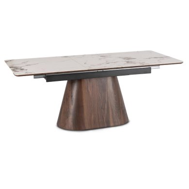 Раскладной обеденный стол Mebel Elit LIZBONA Marmur Белый ME.LIZBONA/BM/O/CER/S160-200 фото - 2