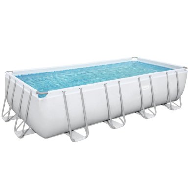 Каркасний басейн Bestway 56466 POWER STEEL 549x274x122 см Сірий BES56466 фото - 2