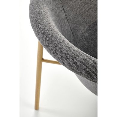 Обідній стілець Halmar K489 Попелястий V-CH-K/489-KR-POPIELATY фото - 8