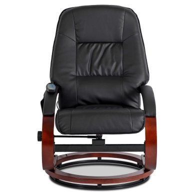 Кресло мягкое массажное с подставкой Mebel Elit CANO Черный ME.CANO/CZ/E/FW фото - 2