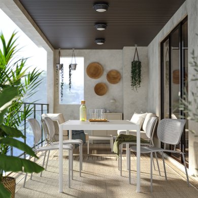 IKEA Комплект садовой мебели SEGERON/DUVSKAR Белый (ИКЕА СЕГЕРОН/ДУВСКАР) 49544769 фото - 4