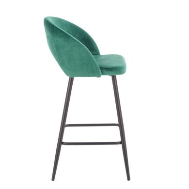 Барный стул Halmar H-96 Velvet Зеленый V-CH-H/96-C.ZIELONY фото - 2