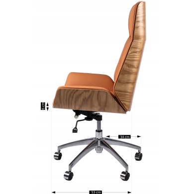 Офісне крісло Mebel Elit DIEGO Помаранчевий ME.DIEGO/CP/DG/E/FO фото - 3