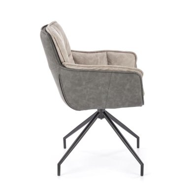 Обеденный стул поворотный Halmar K523 Пепельный V-CH-K/523-KR-POPIELATY фото - 3