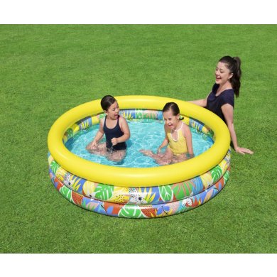 Надувной детский бассейн Bestway 51203 168х38 см Принт BES51203 фото - 3