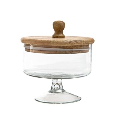 Креманка з кришкою Homla WOOD COLONY 13 см Прозорий - 3 Креманка з кришкою Homla WOOD COLONY 13 см Прозорий 230467 фото - 3