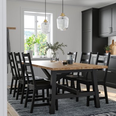 IKEA Обеденный стол SKOGSTA Акация (ИКЕА SKOGSTA) 70419264 фото - 10