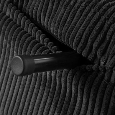 Крісло м'яке розкладне Homla SOLACE Чорний 222998 фото - 8