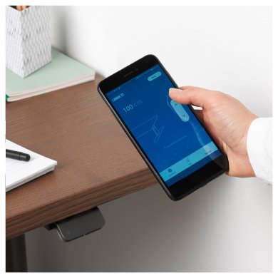 IKEA Письменный стол для работы сидя/стоя IDASEN Коричневый (ИКЕА ИДАСЕН) 79280955 фото - 15