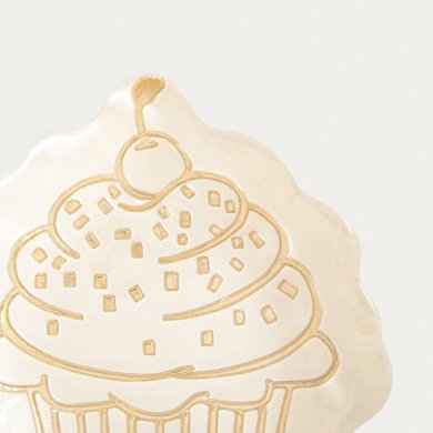 Десертна тарілка Homla FAROS 16x14,7 см Білий 242844 фото - 3