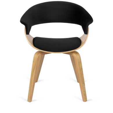 Обідній стілець Mebel Elit GARY Welur Чорний - 2 Обідній стілець Mebel Elit GARY Welur Чорний ME.GARY/CZ/DZ/V/DG/K фото - 2