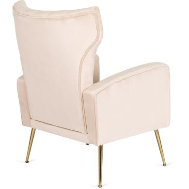 Кресло мягкое Mebel Elit DIANA Welur Бежевый ME.DIANA/BZ/ZL/V/FW фото - 5