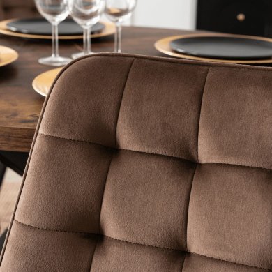 Обеденный стул Mebel Elit RICK Welur Коричневый ME.RICK/BR/V/K фото - 8