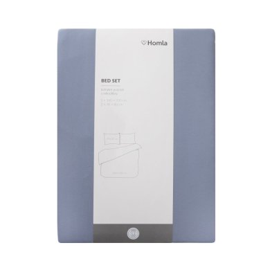 Комплект постельного белья Homla RESE 160x200 см Голубой 213394 фото - 7