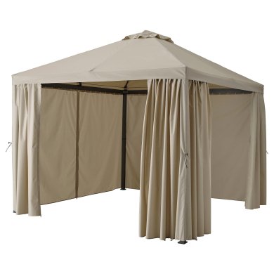 IKEA Садовая беседка HIMMELSO 3х3 м Бежевый (ИКЕА HIMMELSÖ) 99414119