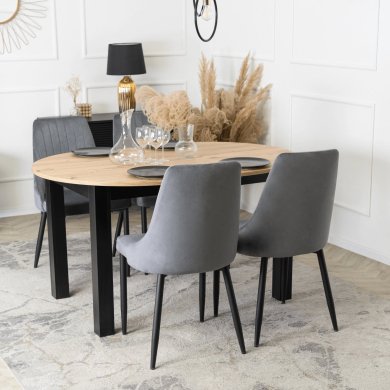 Обідній стілець Mebel Elit BARI Welur Сірий ME.BARI/P/V/K фото - 9