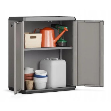 Садовый шкаф Keter/Kis PIU LOW CABINET Серый 241542 фото - 4