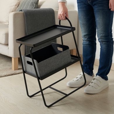 IKEA Журнальний стіл HATTASEN Чорний (ИКЕА ХАТТАСЕН) 40569231 фото - 8