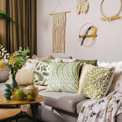 Декоративна наволочка Homla ERVAS 45х45 см Принт 207217 фото - 5