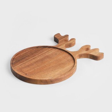 Сервірувальна дошка Homla XMAS MOOKA 26x18 см Дерево 230806 фото - 2