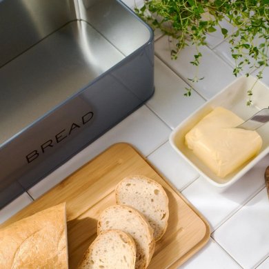 Хлебница Homla KINE 30x18х13 см Серый 200613 фото - 8