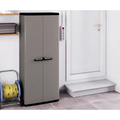 Садовый шкаф Keter/Kis PIU TALL CABINET Серый 241540-1 фото - 4