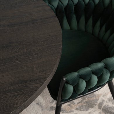 Обеденный стул Mebel Elit EMPOLI Welur Зеленый - 11 Обеденный стул Mebel Elit EMPOLI Welur Зеленый ME.EMPOLI/Z/CZ/V/K фото - 11