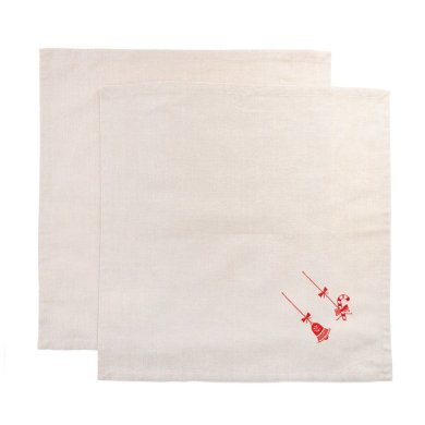 Набір серветок Homla BELU 40х40 см 2 шт Бежевий 218364