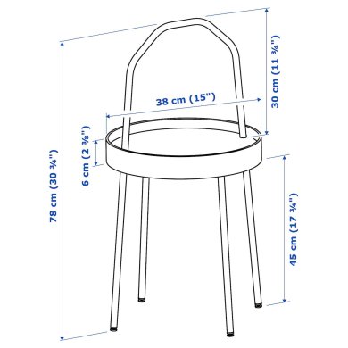 Журнальный стол BURVIK Черный - 20 IKEA Журнальный стол BURVIK Черный (ИКЕА БУРВИК) 70340384 фото - 20