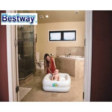 Надувной детский бассейн Bestway 51116B 86х25 см Серый BES51116B фото - 5