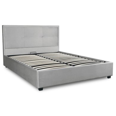 Кровать Mebel Elit ANDRE 160x200 см Светло-серый ME.ANDRE/160/JP/V/LOZZPOJ фото - 2