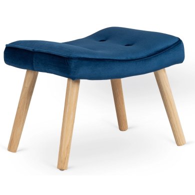 Кресло мягкое с подставкой Mebel Elit LOZANO Welur Синий ME.LOZANO/GR/DK/V/FW фото - 7