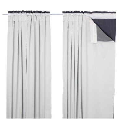IKEA Подкладка для пары гардин GLANSNAVA (ИКЕА ГЛАНСНАВА) 70291289 фото - 3