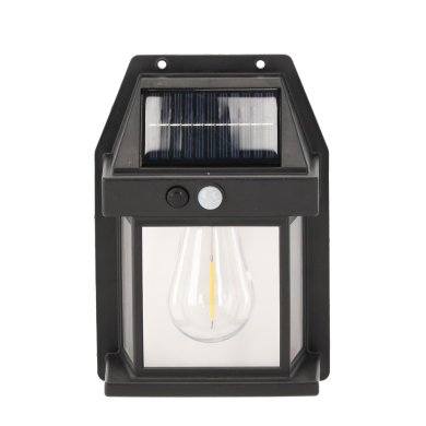 Світильник на сонячній батареї з датчиком руху Garden Line SOL5639 Чорний SOL5639 фото - 4