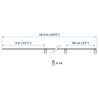 IKEA гірлянда BLÖTSNÖ (ИКЕА BLÖTSNÖ) 90421138 фото - 8