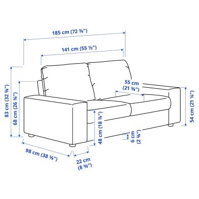 IKEA VIMLE (ИКЕА ВИМЛЕ) 89400561 фото - 8
