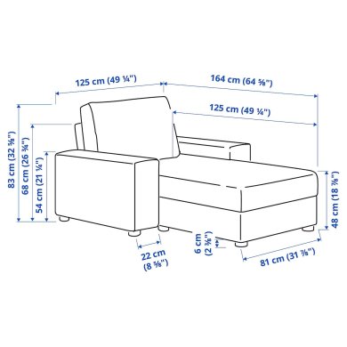 IKEA VIMLE (ИКЕА ВИМЛЕ) 29409140 фото - 7