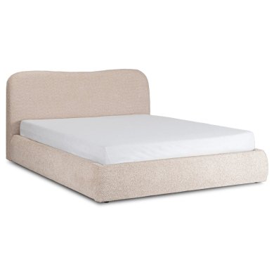 Кровать Mebel Elit BRISTOL Boucle 160x200 см Бежевый ME.BRISTOL/160/BZ/TB/LOZZPOJ фото - 4