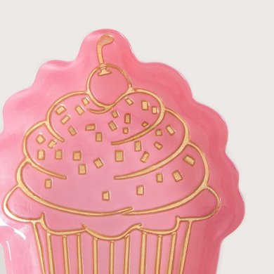 Десертная тарелка Homla FAROS 16x14,7 см Розовый 242843 фото - 2