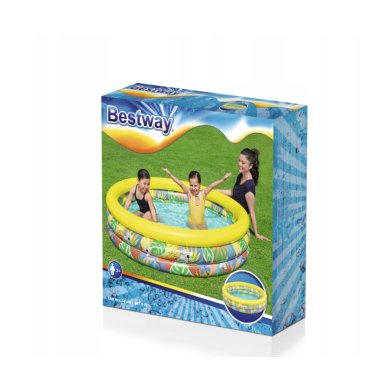 Надувной детский бассейн Bestway 51203 168х38 см Принт BES51203 фото - 7