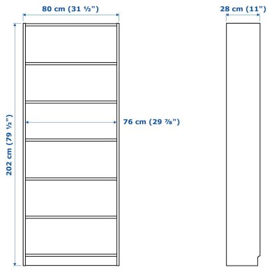 IKEA Стелаж BILLY Білий (ИКЕА БИЛЛИ) 00263850 фото - 6