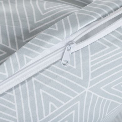 Комплект постельного белья Homla TRIAN 160x200 см Голубой - 4 Комплект постельного белья Homla TRIAN 160x200 см Голубой 213491 фото - 4