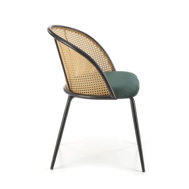 Обеденный стул Halmar K508 Темно-зеленый - 4 Обеденный стул Halmar K508 Темно-зеленый V-CH-K/508-KR-C.ZIELONY фото - 4