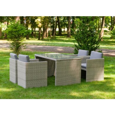 Комплект садових меблів Meven MONTREAL Сірий - 8 Комплект садових меблів Meven MONTREAL Сірий MV-5245-MONTREAL фото - 8